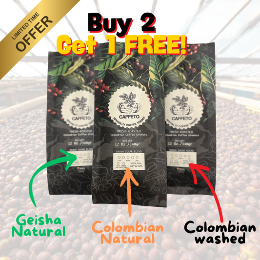 Specialty Coffee Trio – Buy 2, Get 1 Free (340g Bags)